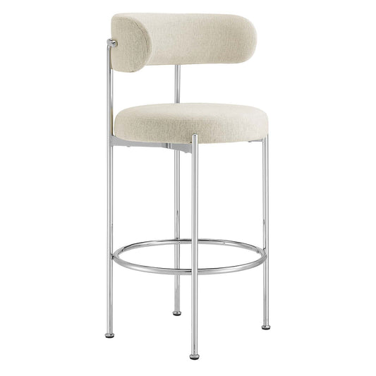 Albie Fabric Bar Stools - Set of 2 By Modway - EEI-6521 | Bar Stools | Modway