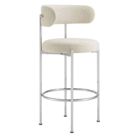 Albie Fabric Bar Stools - Set of 2 By Modway - EEI-6521 | Bar Stools | Modishstore - 1