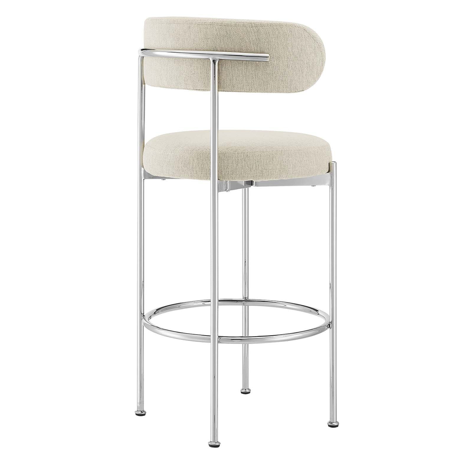 Albie Fabric Bar Stools - Set of 2 By Modway - EEI-6521 | Bar Stools | Modishstore - 3