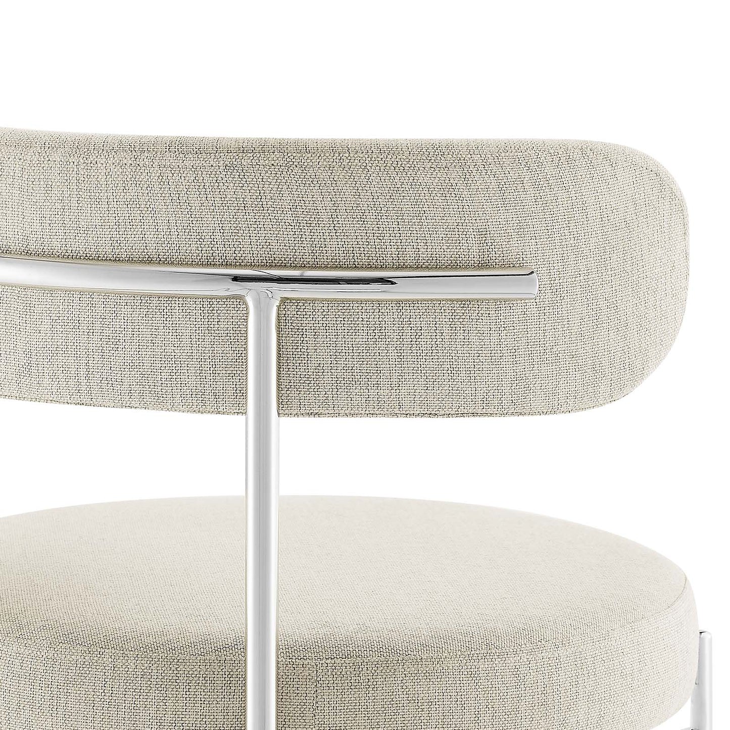 Albie Fabric Bar Stools - Set of 2 By Modway - EEI-6521 | Bar Stools | Modishstore - 5