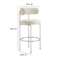 Albie Fabric Bar Stools - Set of 2 By Modway - EEI-6521 | Bar Stools | Modishstore - 7