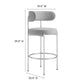 Albie Fabric Bar Stools - Set of 2 By Modway - EEI-6521 | Bar Stools | Modishstore - 15
