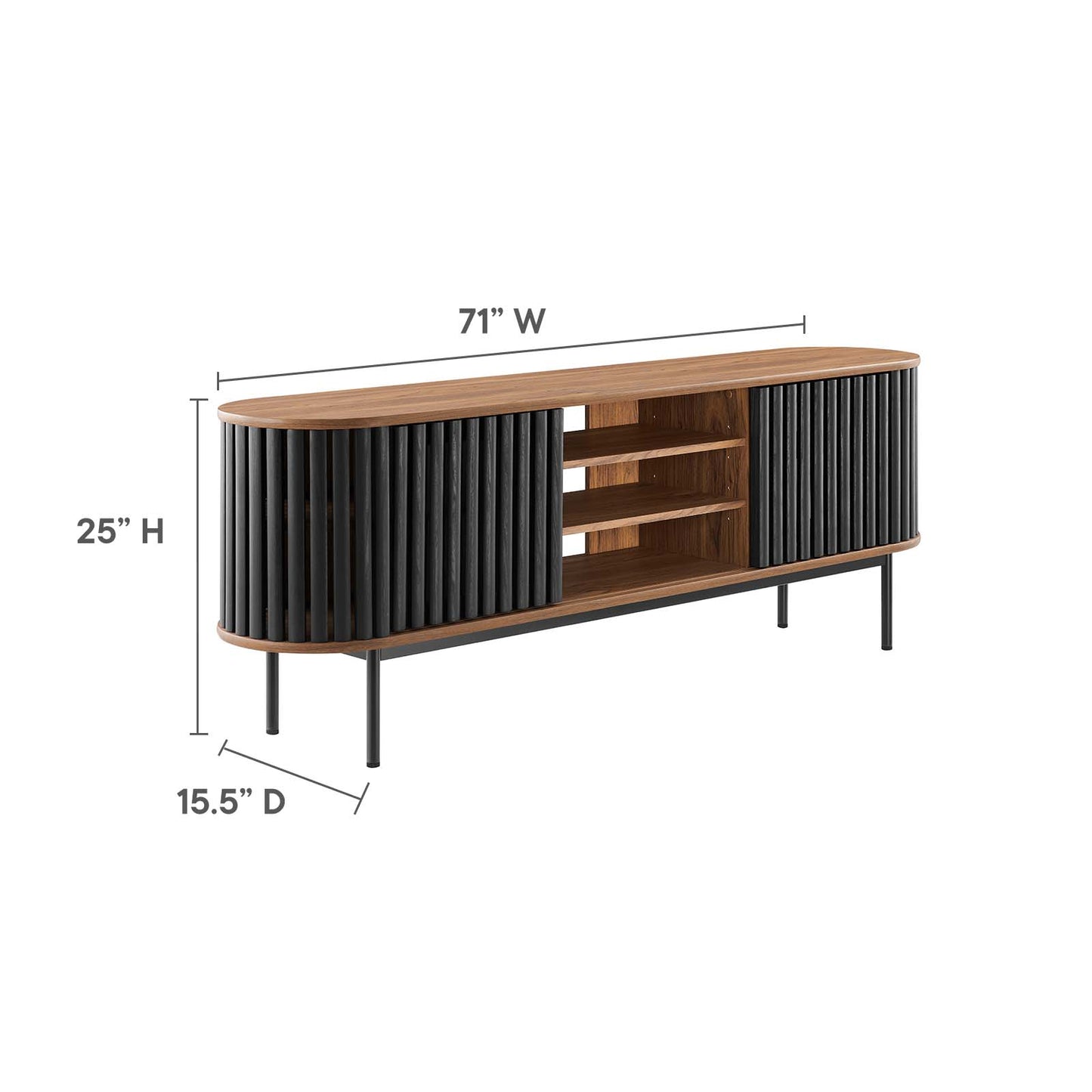 Fortitude 71" TV Stand By Modway - EEI-6522 | TV Stands | Modishstore - 18