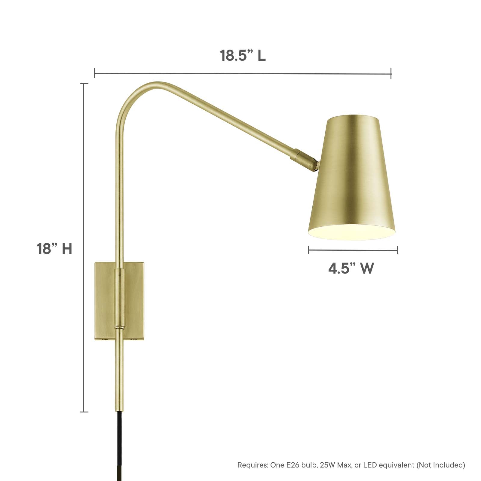 Faye Metal Wall Sconce By Modway - EEI-6532 | Sconces | Modishstore - 17