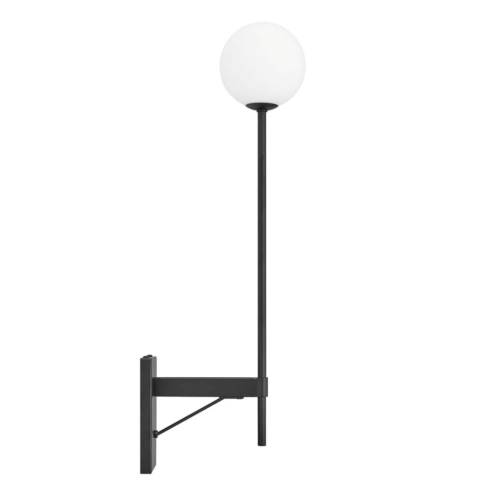 Riva White Globe Wall Sconce By Modway - EEI-6533 | Sconces | Modishstore - 3