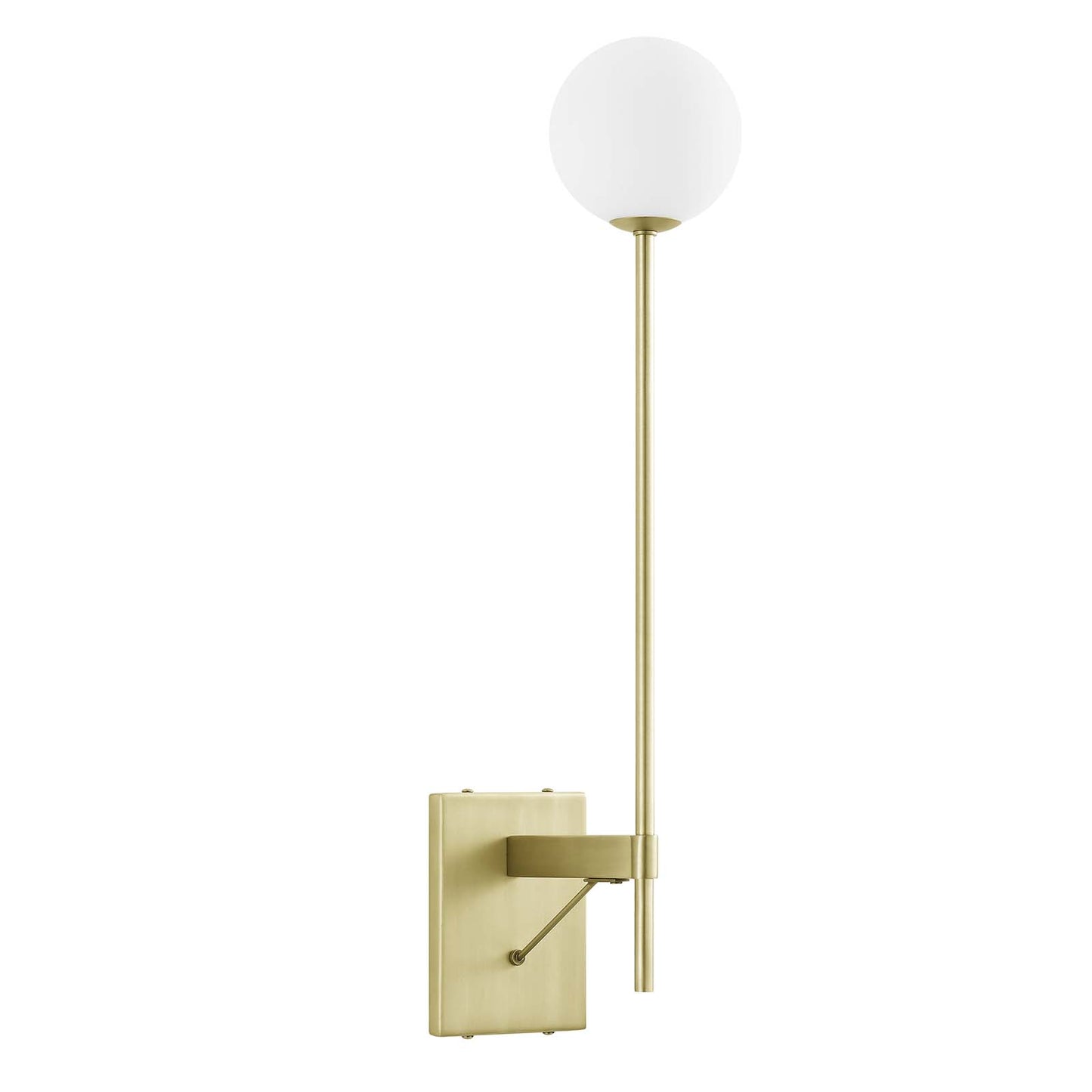 Riva White Globe Wall Sconce By Modway - EEI-6533 | Sconces | Modishstore - 9