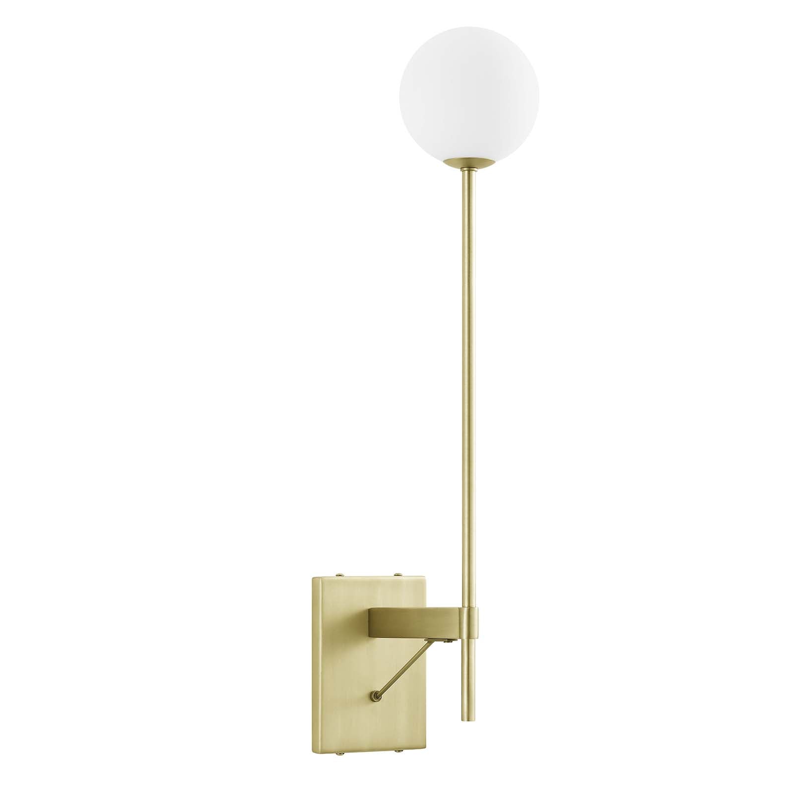 Riva White Globe Wall Sconce By Modway - EEI-6533 | Sconces | Modishstore - 9