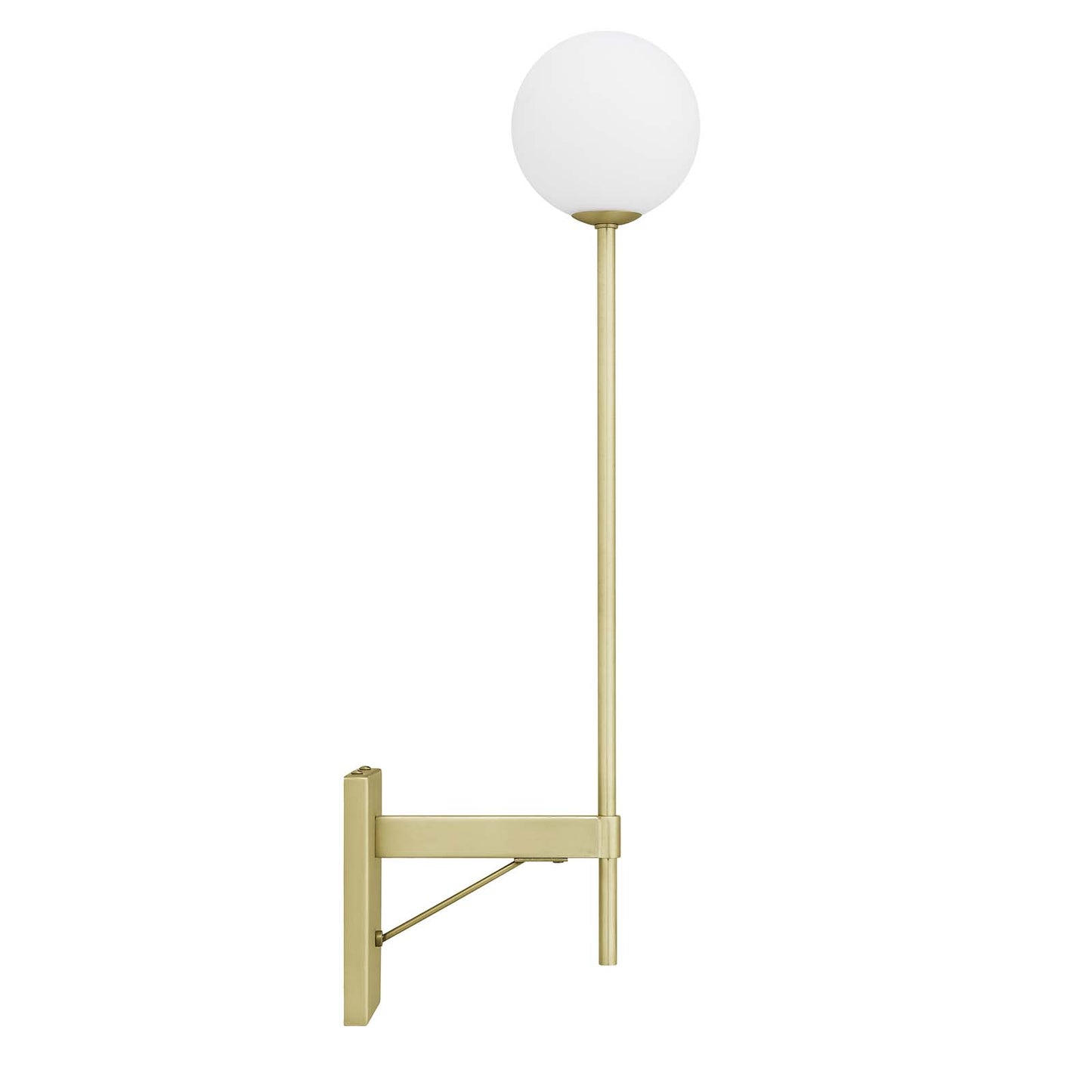 Riva White Globe Wall Sconce By Modway - EEI-6533 | Sconces | Modishstore - 10