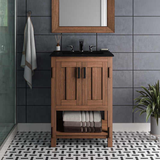 Ashlyn 24” Wood Bathroom Vanity By Modway - EEI-6534 | Bathroom Accessories | Modishstore - 1