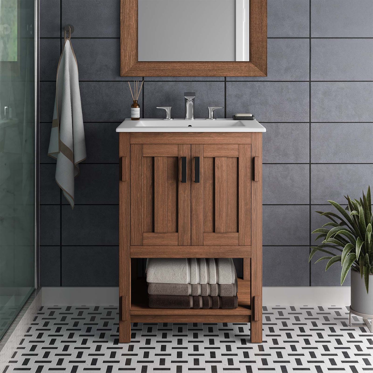 Ashlyn 24” Wood Bathroom Vanity By Modway - EEI-6534 | Bathroom Accessories | Modway - 11