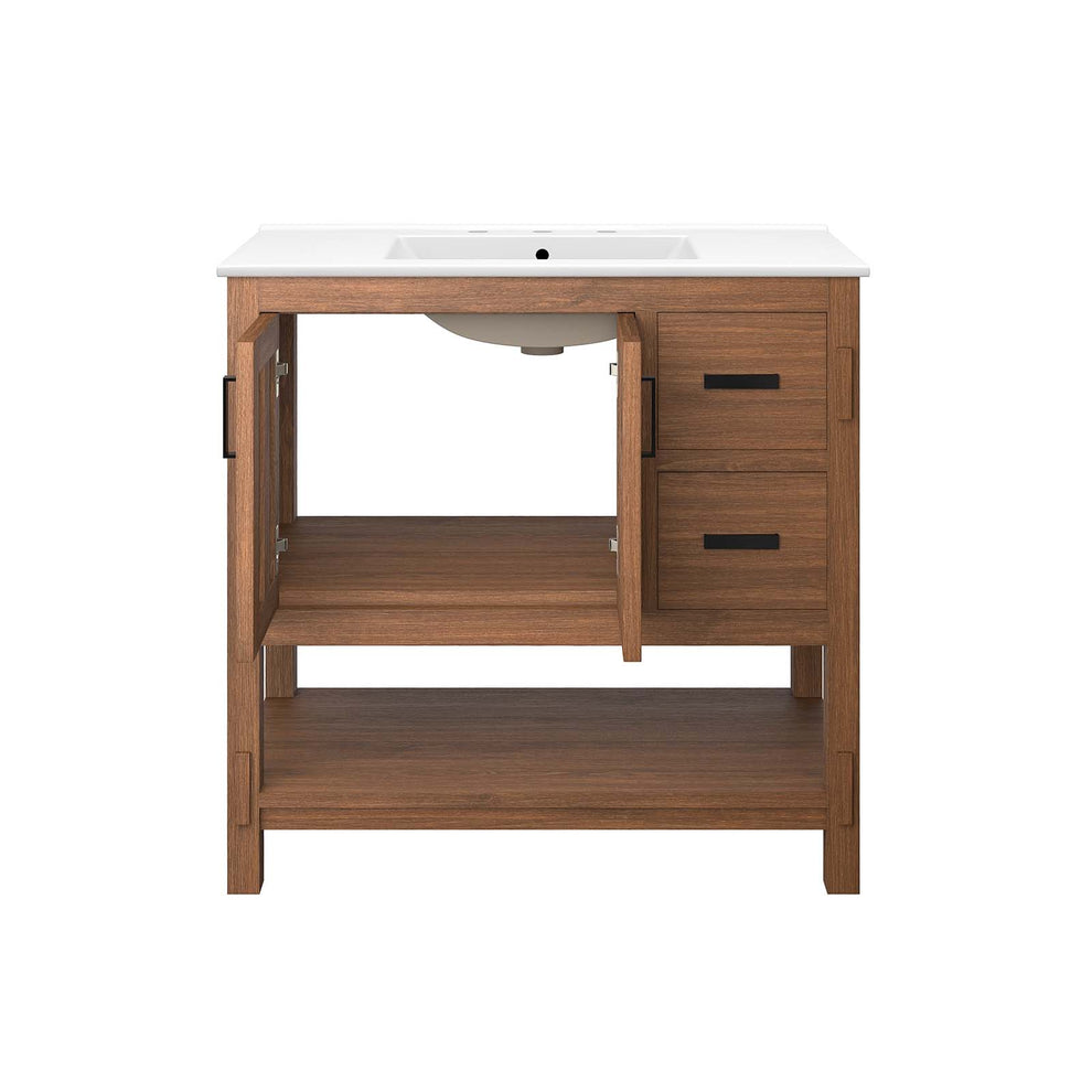 Ashlyn 36” Wood Bathroom Vanity By Modway - EEI-6535 | Bathroom Accessories | Modishstore - 17