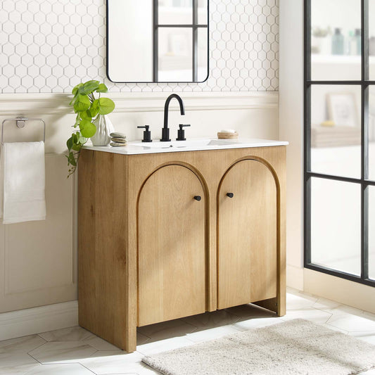 Appia 36" Bathroom Vanity Cabinet (Sink Basin Not Included) By Modway - EEI-6540 | Bathroom Accessories | Modishstore