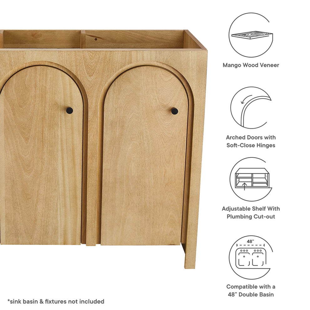 Appia 48" Bathroom Vanity Cabinet (Sink Basin Not Included) By Modway - EEI-6541 | Bathroom Accessories | Modishstore - 10