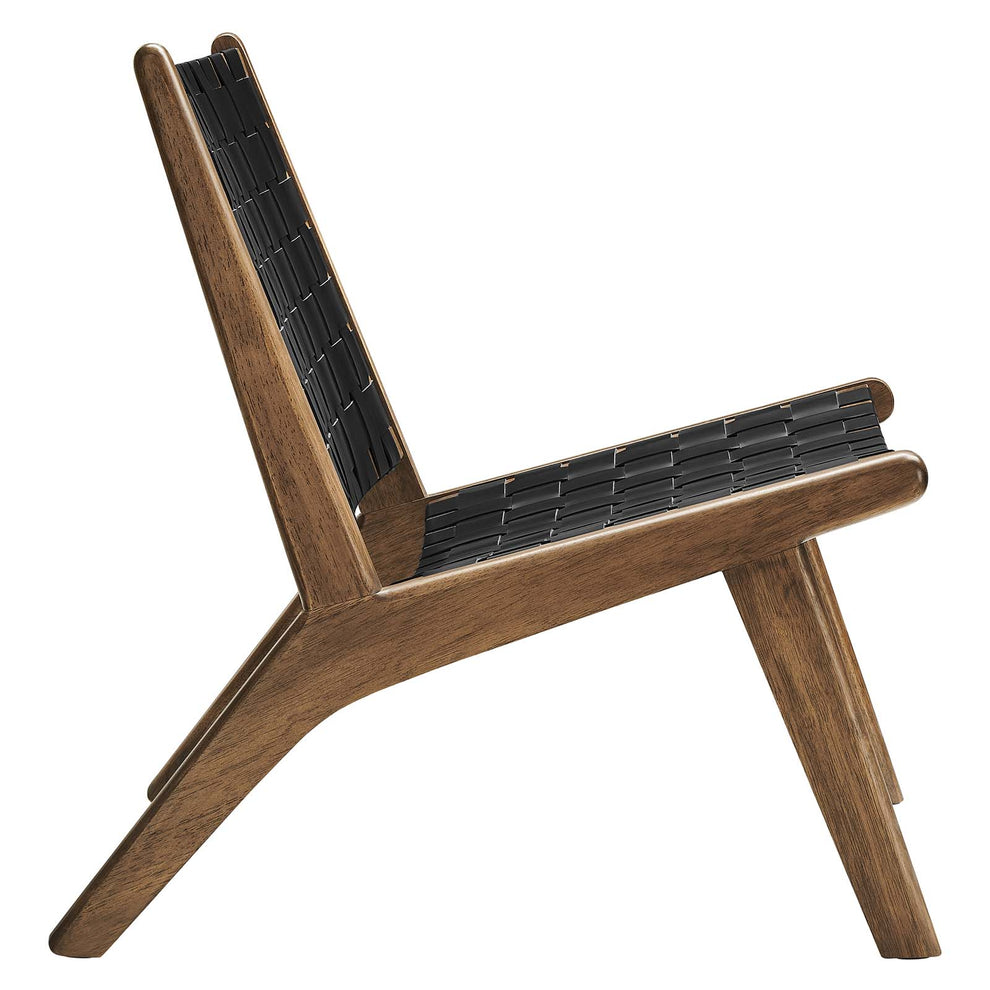 Saoirse Faux Leather Wood Accent Lounge Chair By Modway - EEI-6542 | Lounge Chairs | Modishstore - 10
