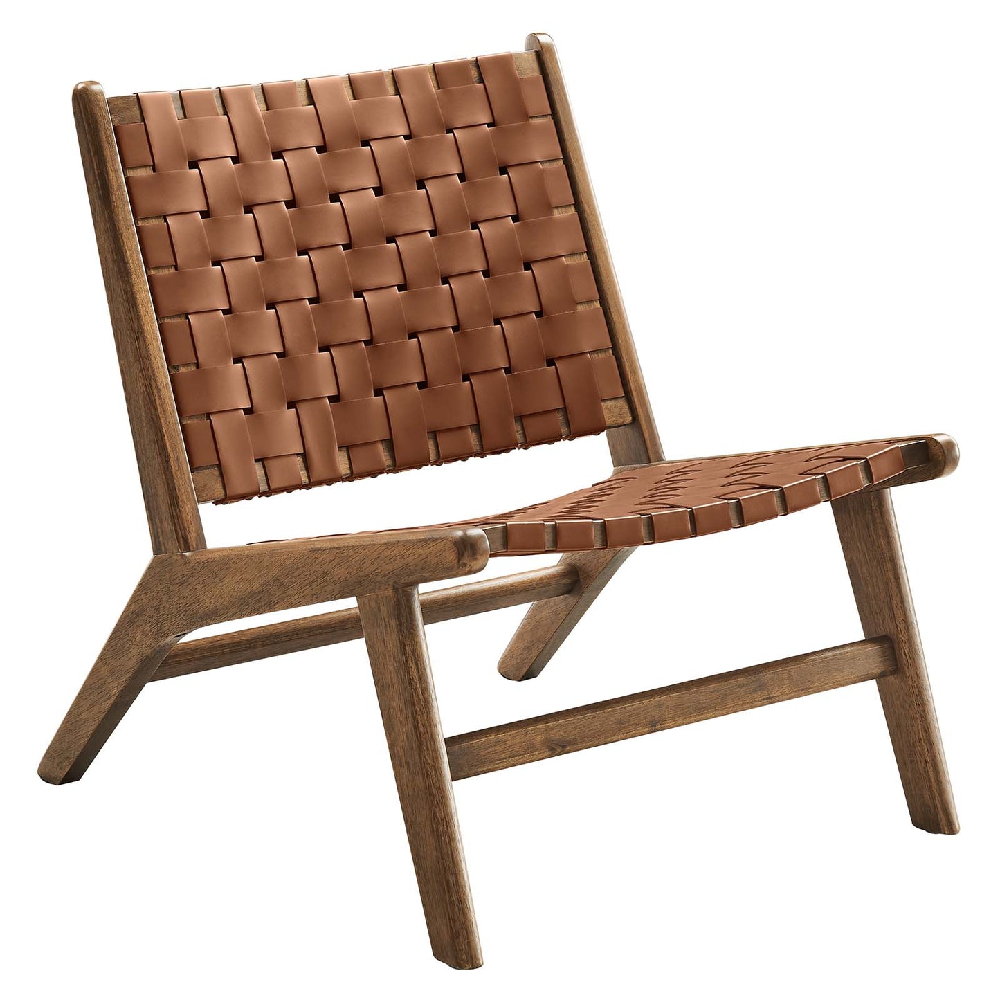 Saoirse Faux Leather Wood Accent Lounge Chair By Modway - EEI-6542 | Lounge Chairs | Modway - 17