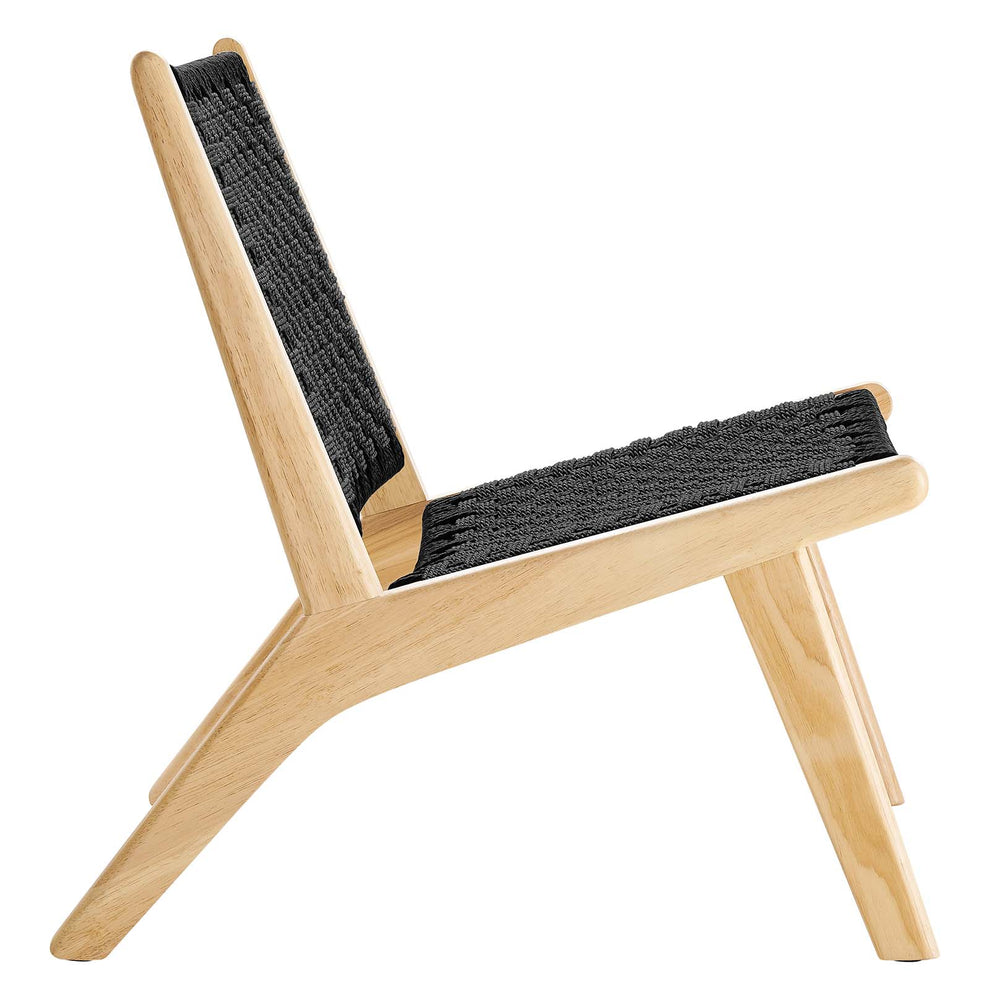 Saoirse Woven Rope Wood Accent Lounge Chair By Modway - EEI-6543 | Dining Chairs | Modishstore - 2