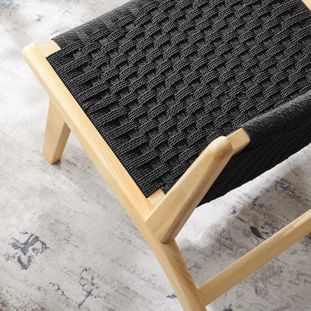 Saoirse Woven Rope Wood Accent Lounge Chair By Modway - EEI-6543 | Dining Chairs | Modishstore - 8