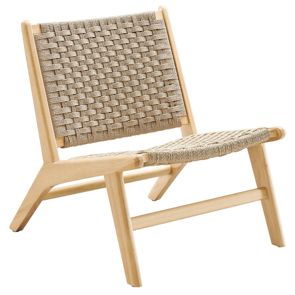 Saoirse Woven Rope Wood Accent Lounge Chair By Modway - EEI-6543 | Dining Chairs | Modishstore - 9