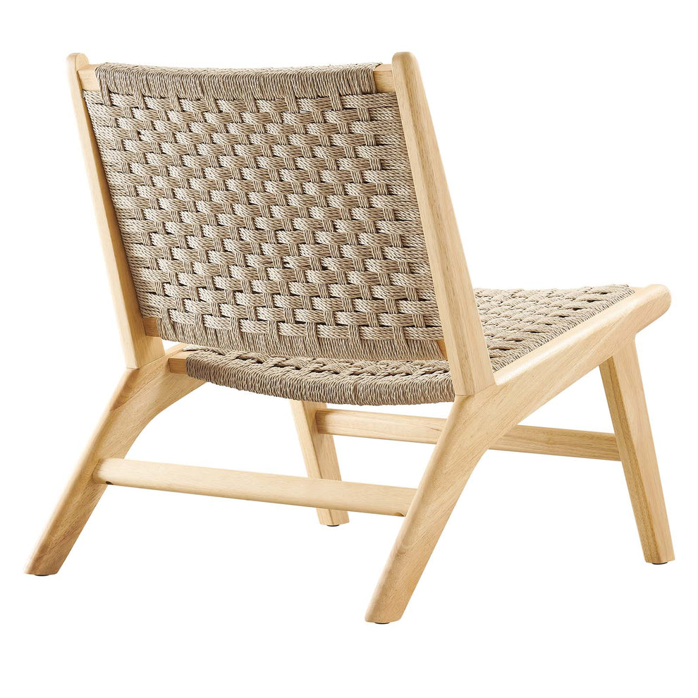 Saoirse Woven Rope Wood Accent Lounge Chair By Modway - EEI-6543 | Dining Chairs | Modishstore - 11