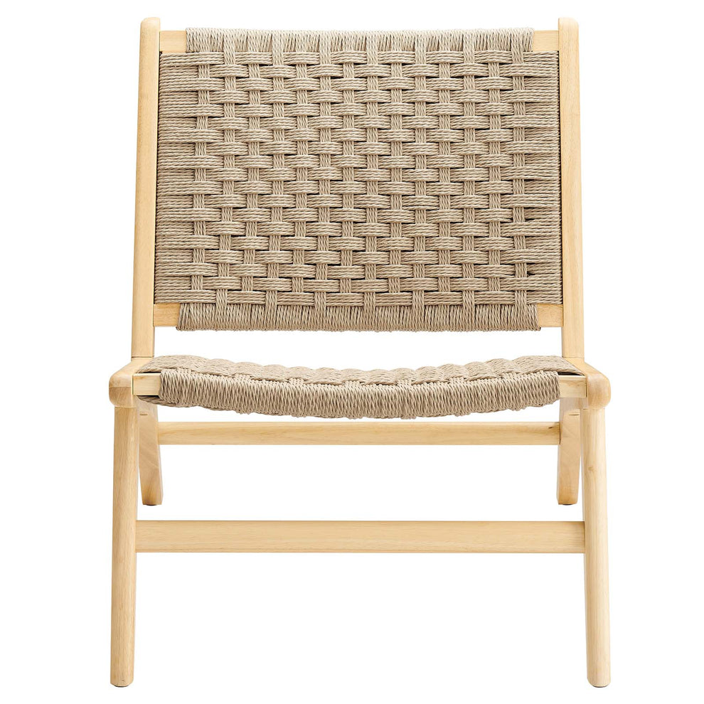 Saoirse Woven Rope Wood Accent Lounge Chair By Modway - EEI-6543 | Dining Chairs | Modishstore - 12