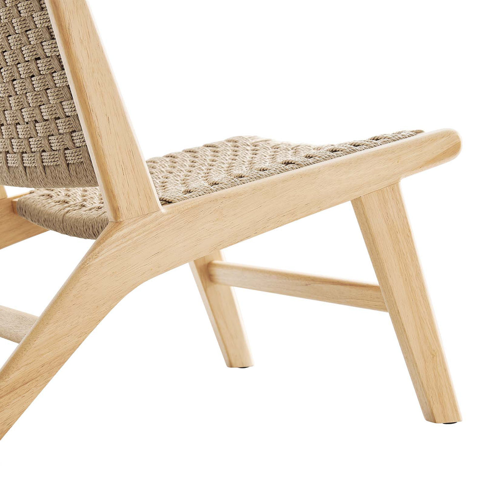 Saoirse Woven Rope Wood Accent Lounge Chair By Modway - EEI-6543 | Dining Chairs | Modishstore - 13