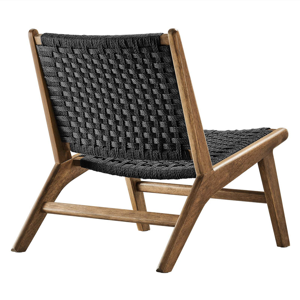 Saoirse Woven Rope Wood Accent Lounge Chair By Modway - EEI-6543 | Dining Chairs | Modishstore - 19