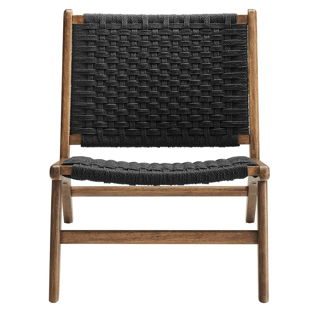 Saoirse Woven Rope Wood Accent Lounge Chair By Modway - EEI-6543 | Dining Chairs | Modishstore - 20