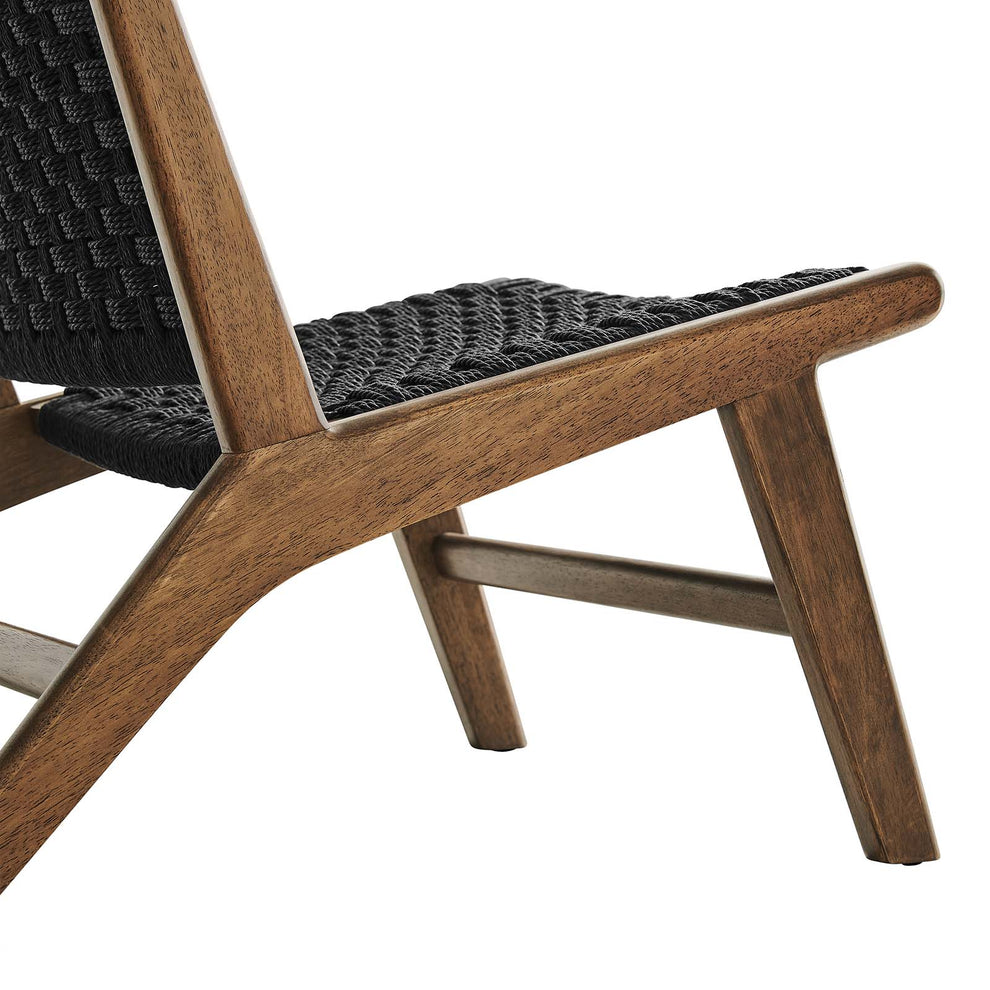 Saoirse Woven Rope Wood Accent Lounge Chair By Modway - EEI-6543 | Dining Chairs | Modishstore - 21