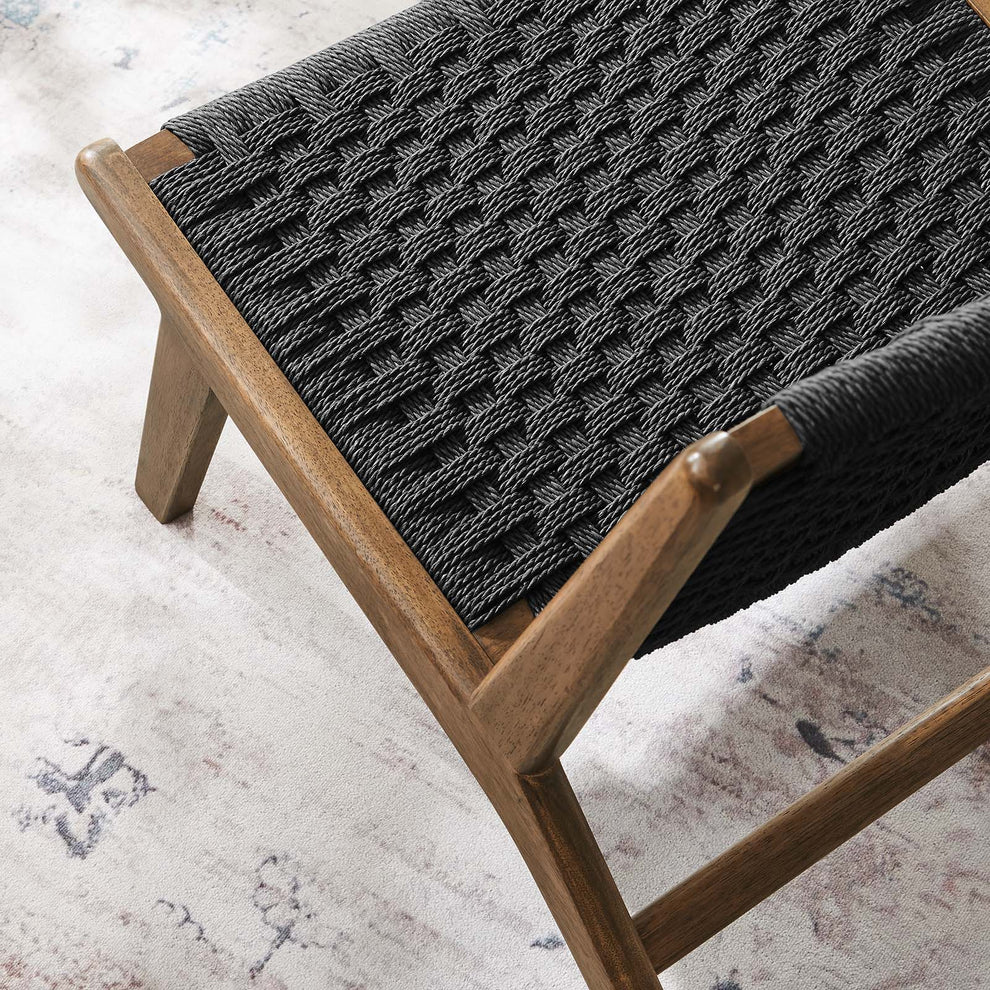 Saoirse Woven Rope Wood Accent Lounge Chair By Modway - EEI-6543 | Dining Chairs | Modishstore - 24