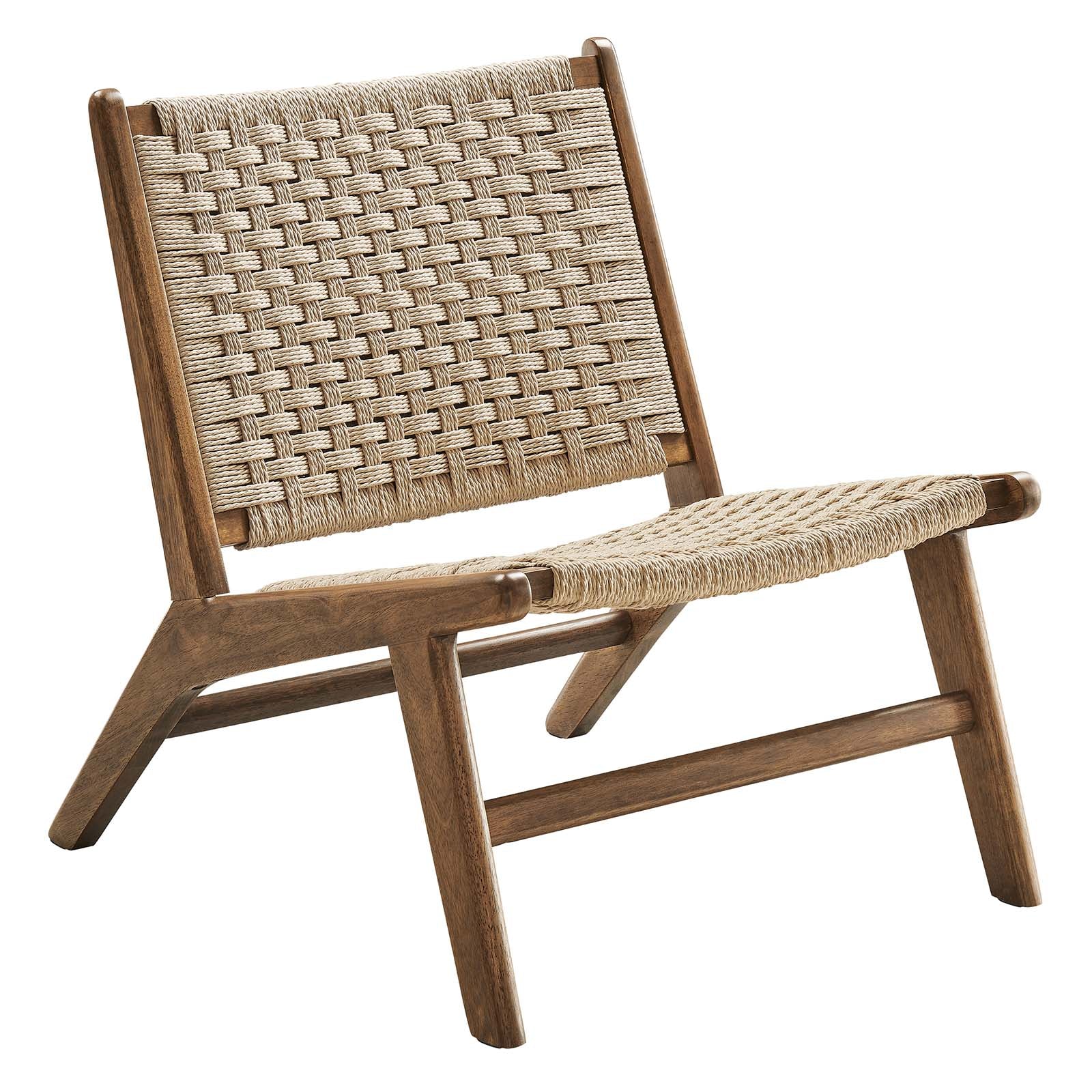 Saoirse Woven Rope Wood Accent Lounge Chair By Modway - EEI-6543 | Dining Chairs | Modway - 25