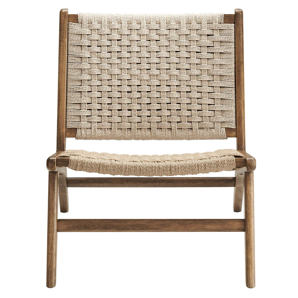 Saoirse Woven Rope Wood Accent Lounge Chair By Modway - EEI-6543 | Dining Chairs | Modishstore - 28