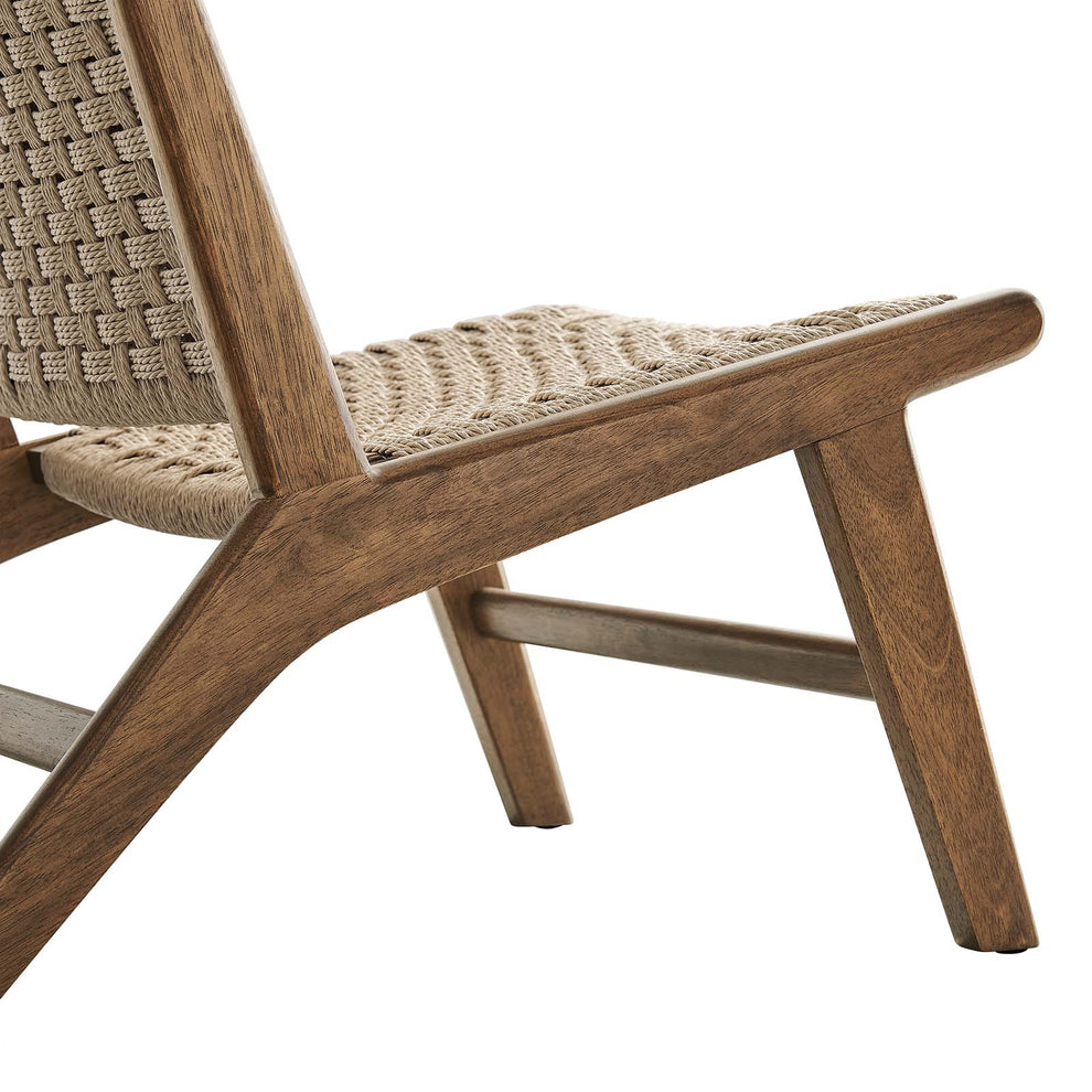 Saoirse Woven Rope Wood Accent Lounge Chair By Modway - EEI-6543 | Dining Chairs | Modishstore - 29