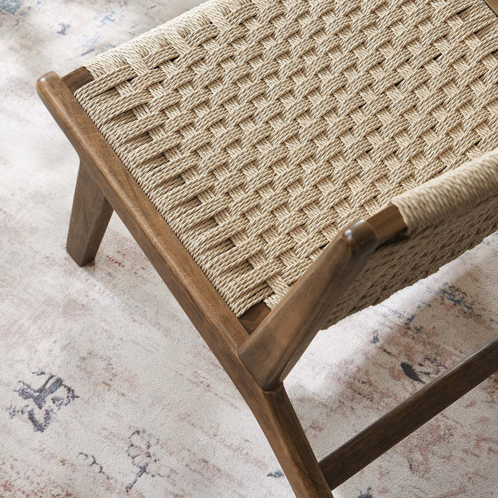 Saoirse Woven Rope Wood Accent Lounge Chair By Modway - EEI-6543 | Dining Chairs | Modishstore - 32