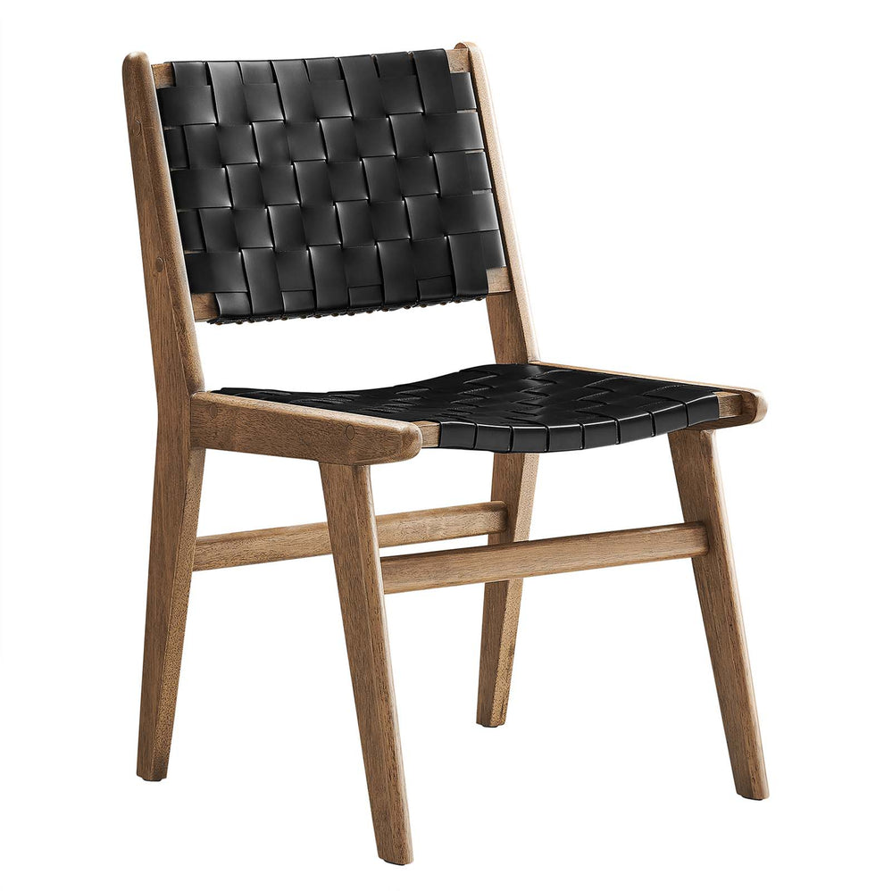 Saoirse Faux Leather Wood Dining Side Chair - Set of 2 By Modway - EEI-6544 | Dining Chairs | Modishstore - 14