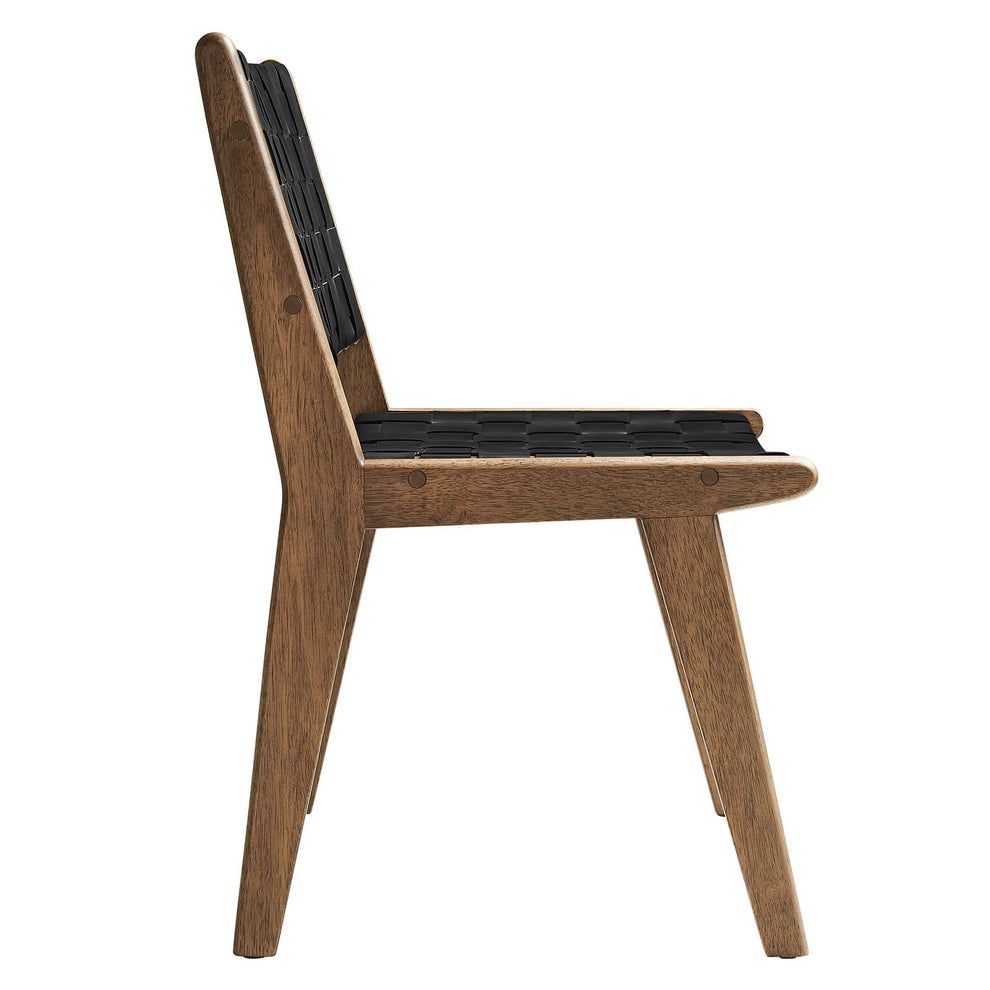 Saoirse Faux Leather Wood Dining Side Chair - Set of 2 By Modway - EEI-6544 | Dining Chairs | Modishstore - 15