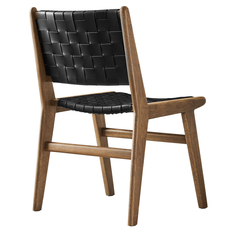 Saoirse Faux Leather Wood Dining Side Chair - Set of 2 By Modway - EEI-6544 | Dining Chairs | Modishstore - 16