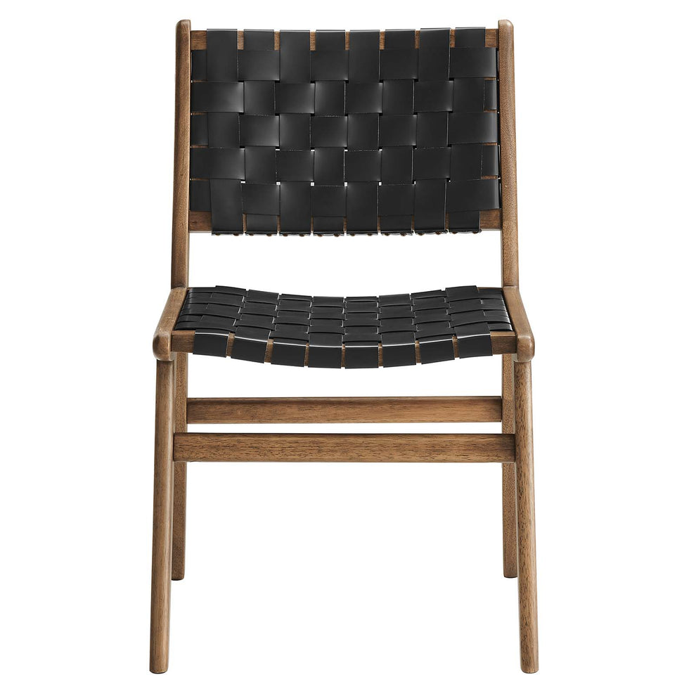 Saoirse Faux Leather Wood Dining Side Chair - Set of 2 By Modway - EEI-6544 | Dining Chairs | Modishstore - 17