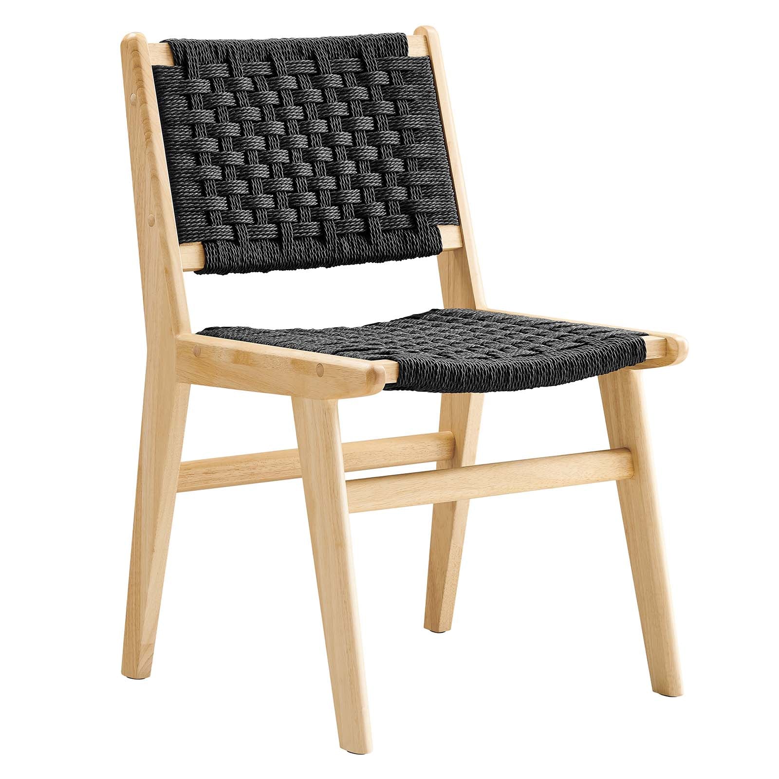 Saoirse Woven Rope Wood Dining Side Chair By Modway - EEI-6545 | Dining Chairs | Modway - 4
