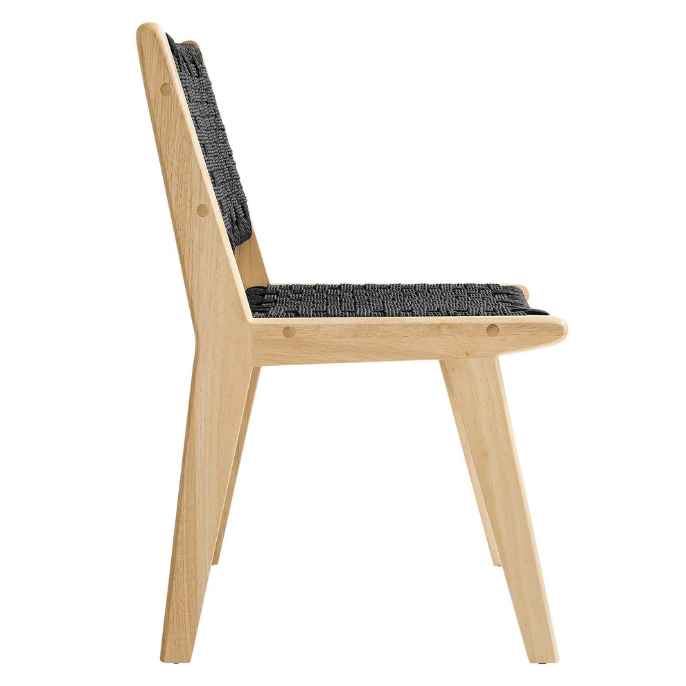 Saoirse Woven Rope Wood Dining Side Chair By Modway - EEI-6545 | Dining Chairs | Modishstore - 5