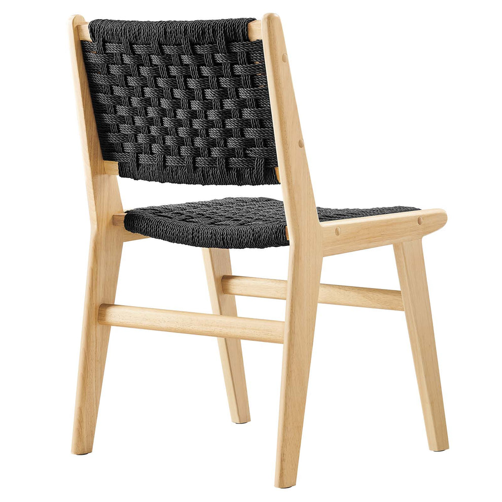 Saoirse Woven Rope Wood Dining Side Chair By Modway - EEI-6545 | Dining Chairs | Modishstore - 6