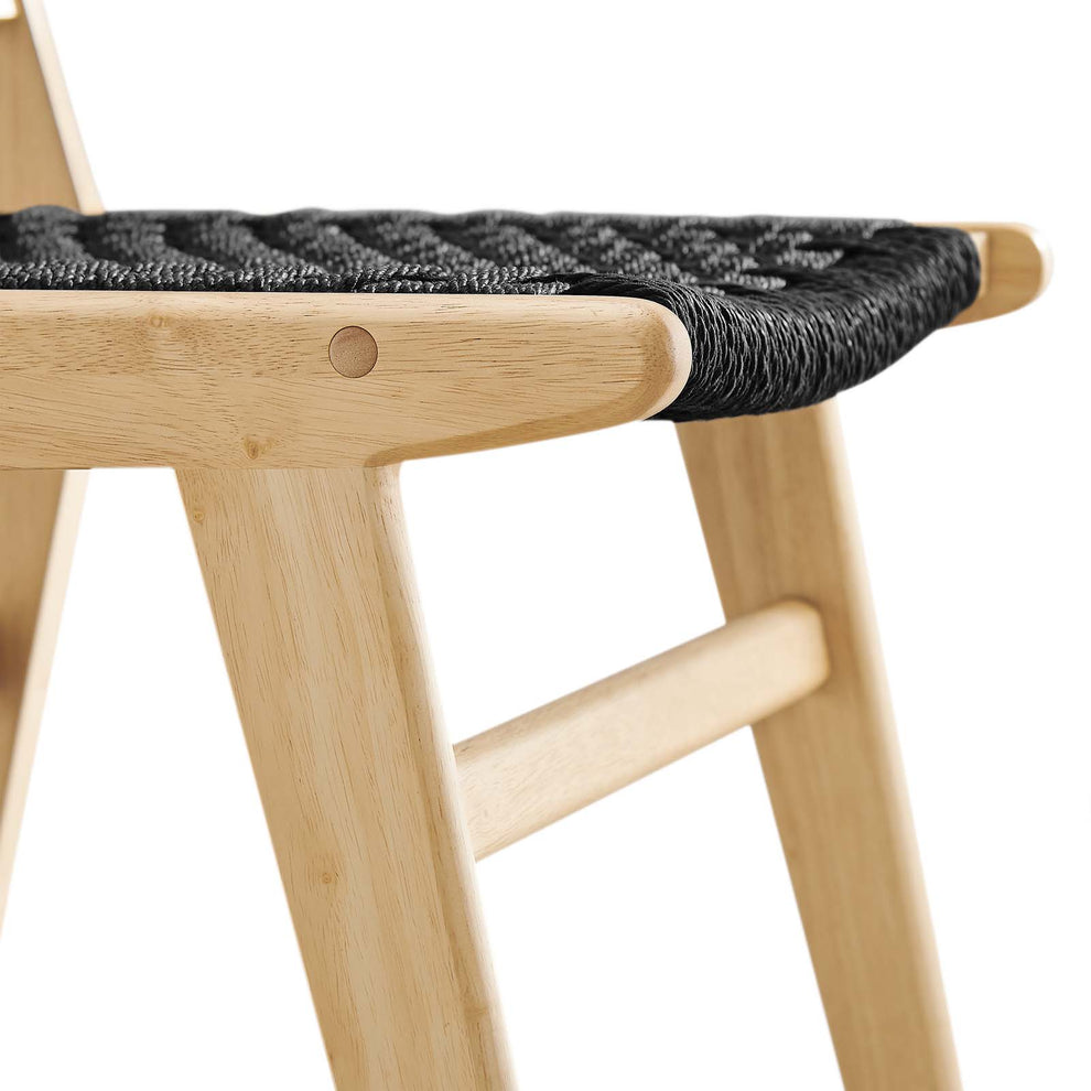 Saoirse Woven Rope Wood Dining Side Chair By Modway - EEI-6545 | Dining Chairs | Modishstore - 8
