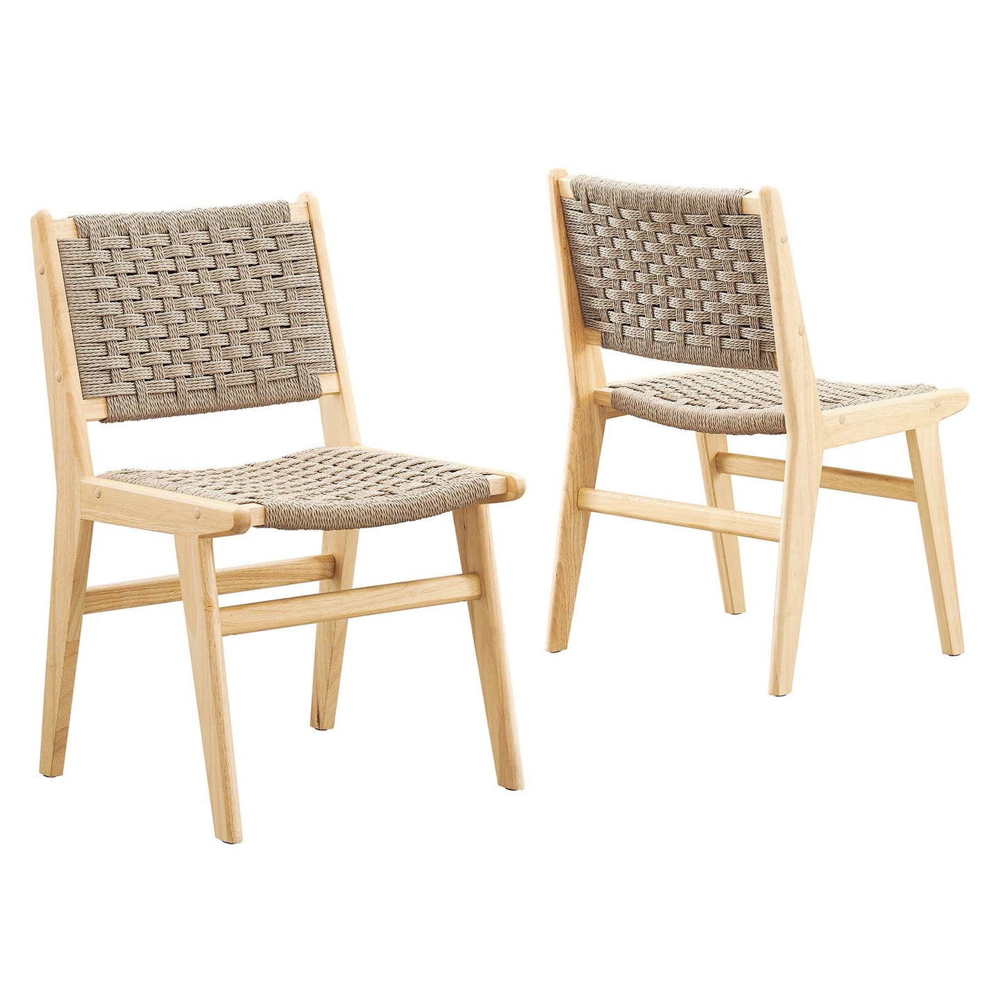 Saoirse Woven Rope Wood Dining Side Chair By Modway - EEI-6545 | Dining Chairs | Modway - 11