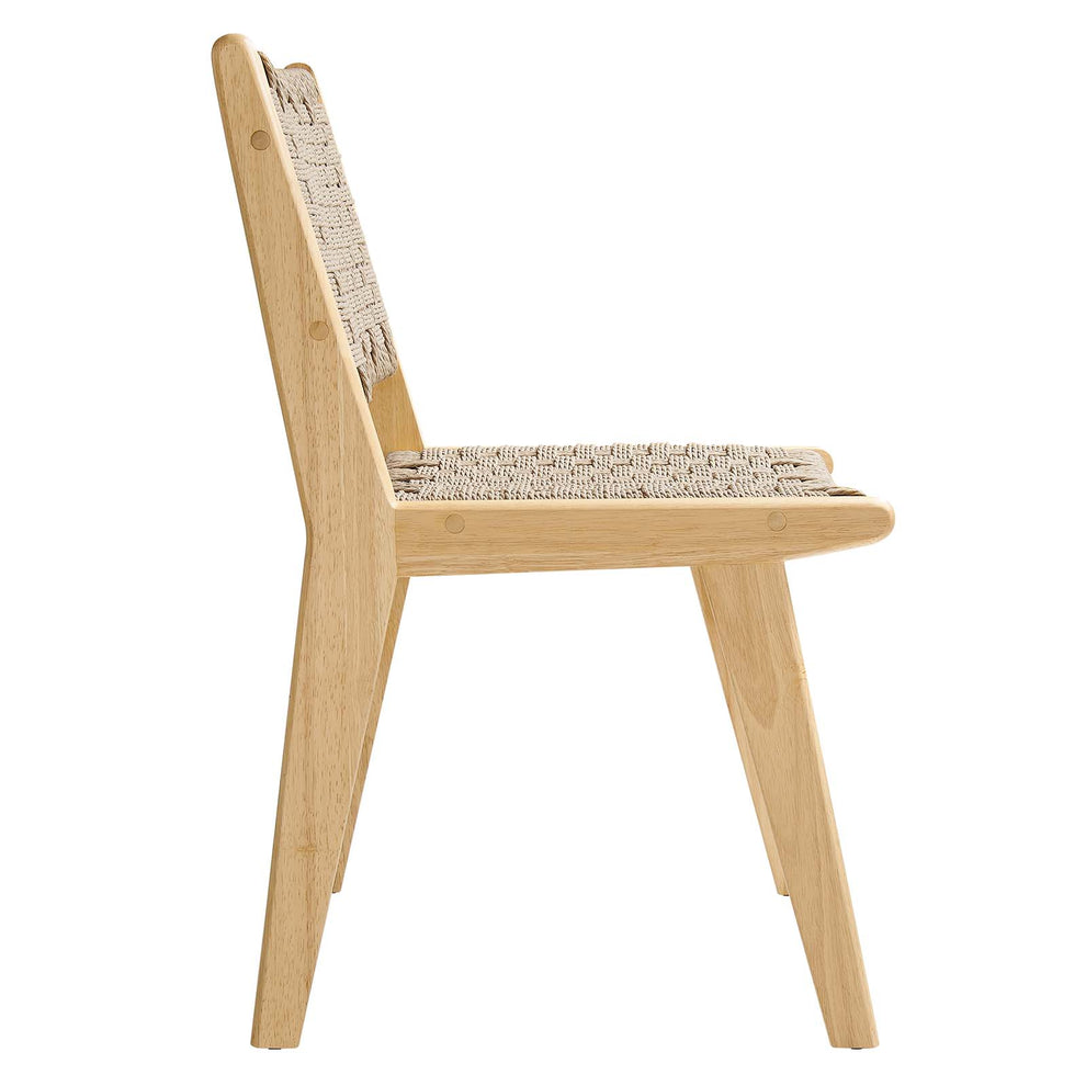 Saoirse Woven Rope Wood Dining Side Chair By Modway - EEI-6545 | Dining Chairs | Modishstore - 15