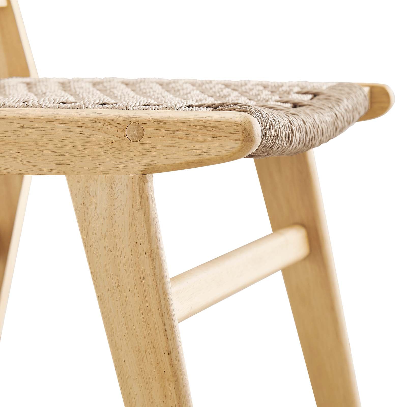 Saoirse Woven Rope Wood Dining Side Chair By Modway - EEI-6545 | Dining Chairs | Modway - 18