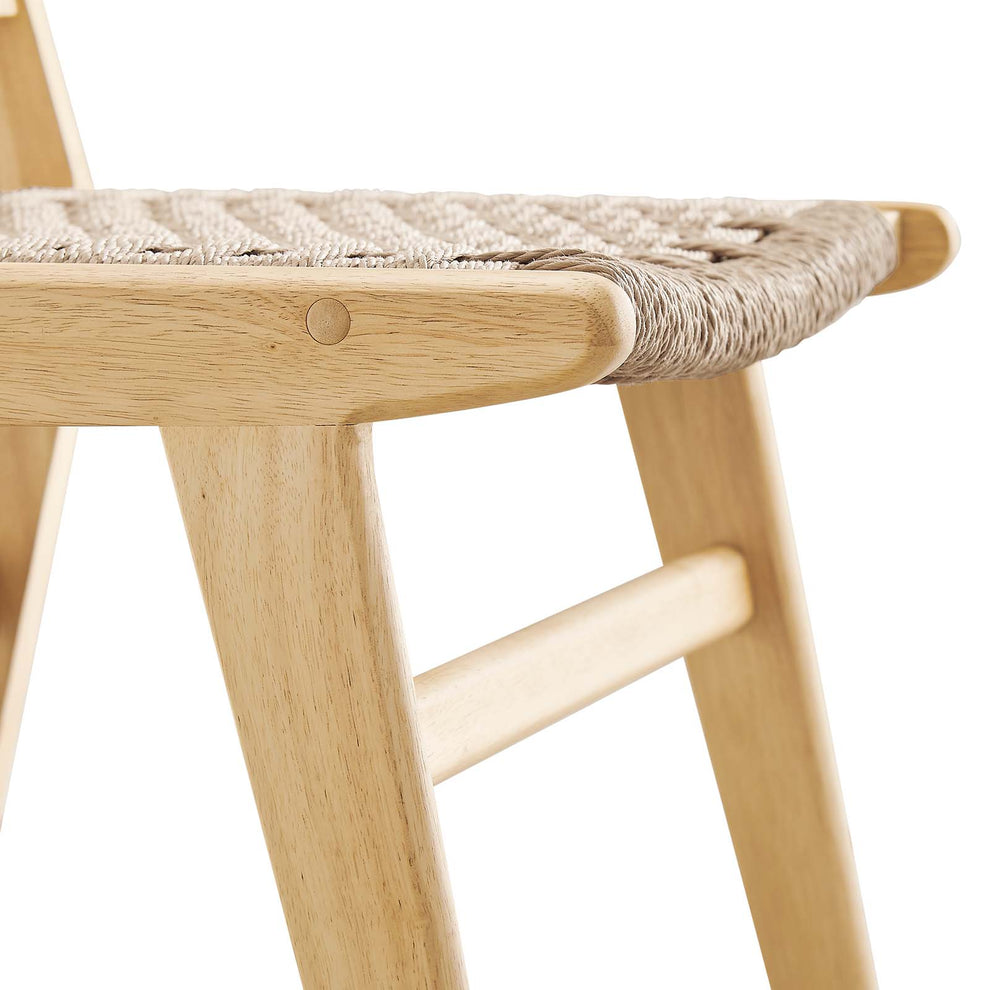 Saoirse Woven Rope Wood Dining Side Chair By Modway - EEI-6545 | Dining Chairs | Modishstore - 18