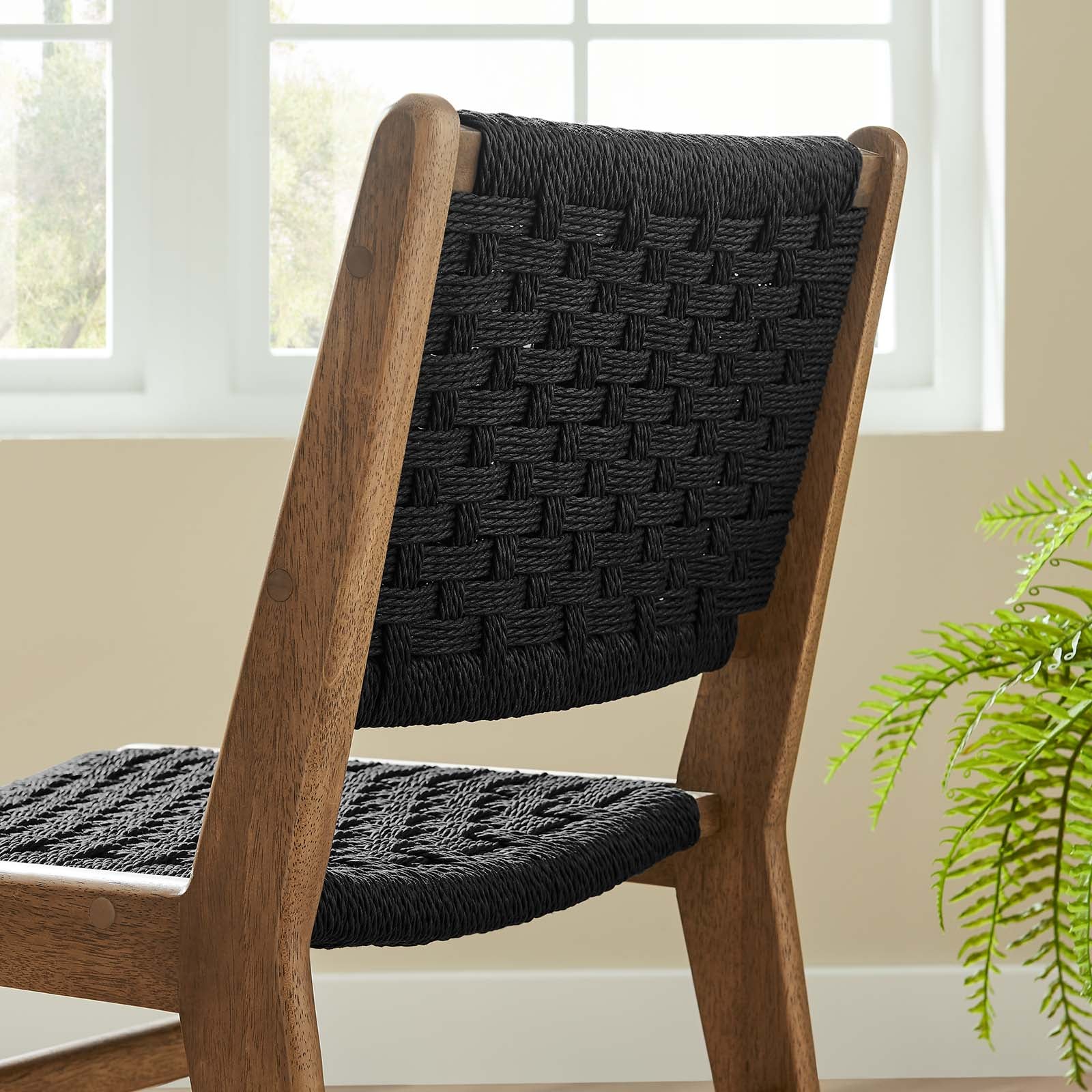 Saoirse Woven Rope Wood Dining Side Chair By Modway - EEI-6545 | Dining Chairs | Modway - 29