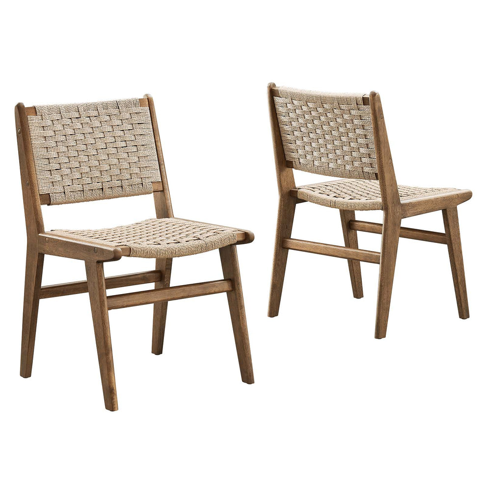 Saoirse Woven Rope Wood Dining Side Chair By Modway - EEI-6545 | Dining Chairs | Modishstore - 31