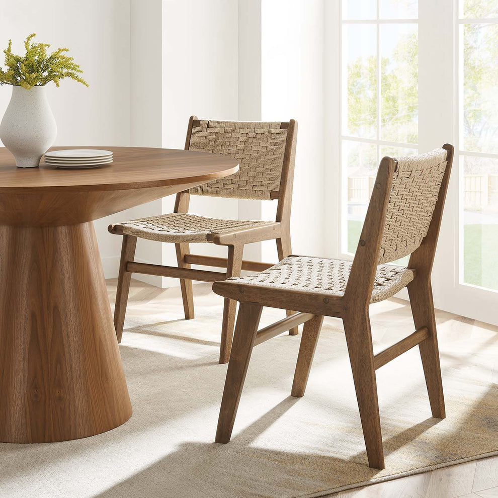 Saoirse Woven Rope Wood Dining Side Chair By Modway - EEI-6545 | Dining Chairs | Modishstore - 33