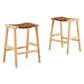 Saoirse Faux Leather Wood Counter Stool - Set of 2 By Modway - EEI-6547 | Counter Stools | Modishstore - 2