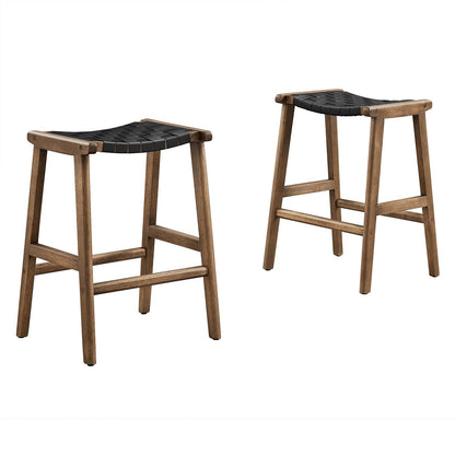 Saoirse Faux Leather Wood Counter Stool - Set of 2 By Modway - EEI-6547 | Counter Stools | Modishstore - 10